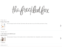 Tablet Screenshot of freckled-fox.com